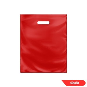 BOLSA RIÑON LISA x 50u 40x50 ROJA